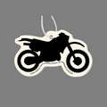 Paper Air Freshener Tag W/ Tab - Motorcycle (Dirt)
